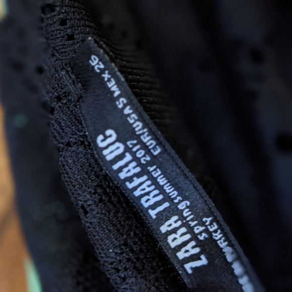 Zara Black Frilled Lace One Shoulder Bodysuit - Picture 10 of 10